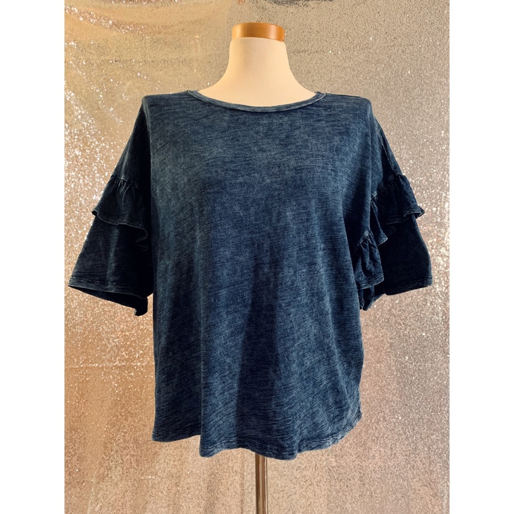 Universal Thread - Blue Knitted Top - image 1